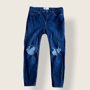 Free People Distressed Jeans